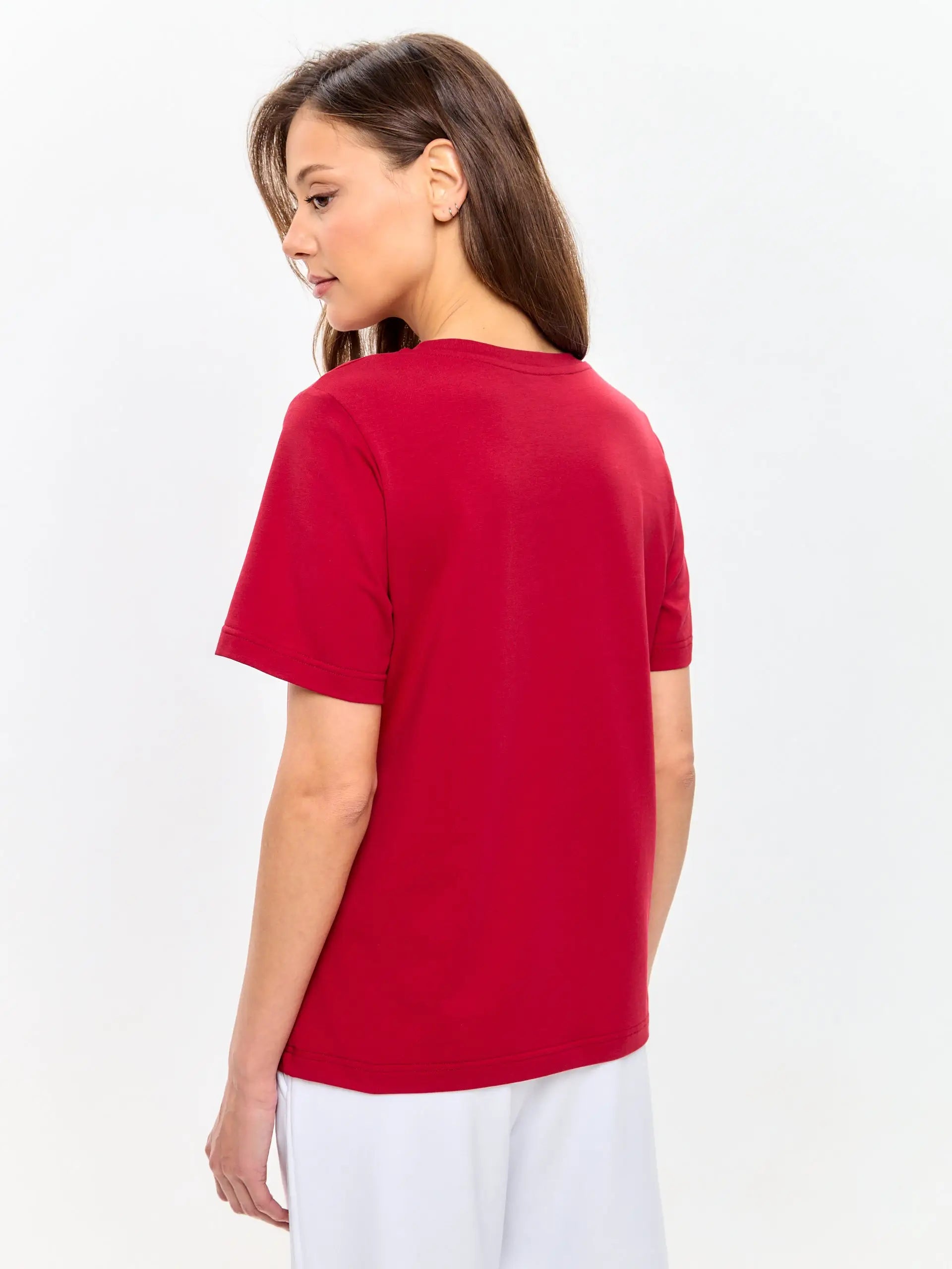 Red t-shirt coffee cat - Funny Cat T-shirt | For Cat Lovers | CAT by maniita lacitta