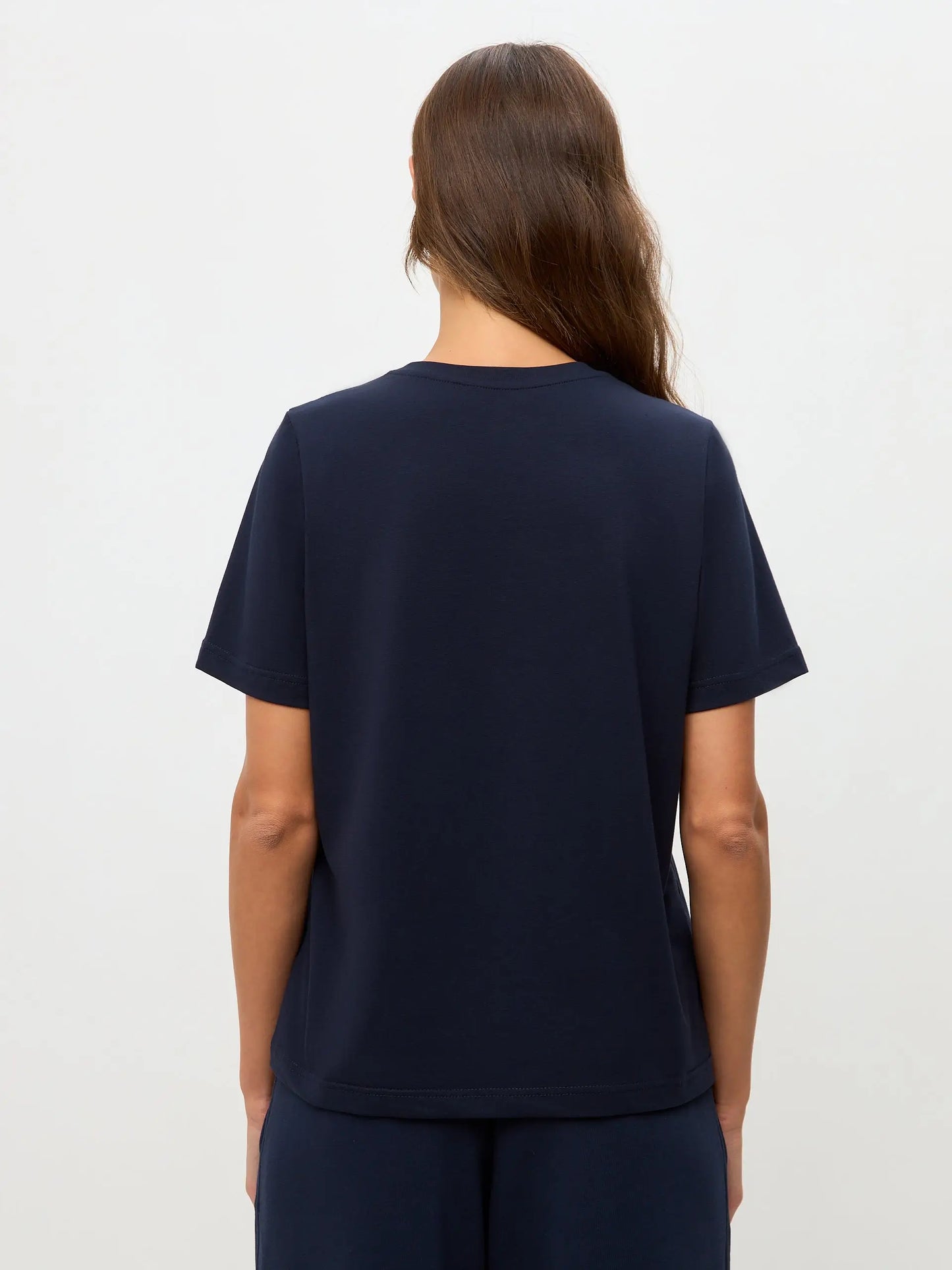 Set: women’s blue t-shirt with christmas cat print and blue wide sweatpants - Funny Cat | For Cat Lovers | CAT