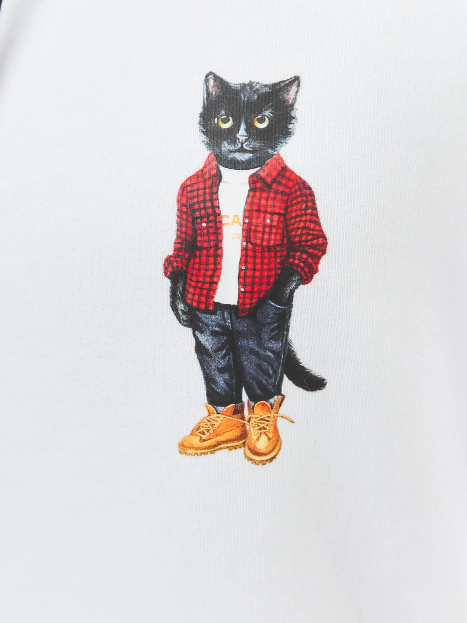 White hoodie country cat - Funny Cat Hoodie & sweatshirt | For Cat Lovers | CAT by maniita