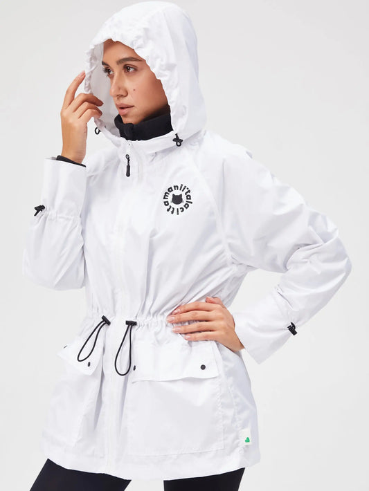 White windbreaker jacket - Funny Cat Jacket | For Cat Lovers | CAT by maniita lacitta